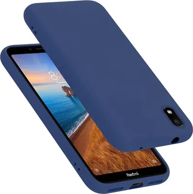 Image de Cadorabo Housse pour Xiaomi RedMi 7A Housse en bleu Housse pour portable Case Cover TPU Etui