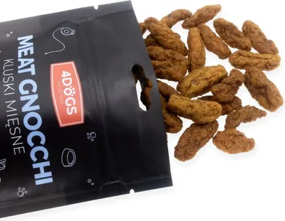 Image de 4DOGS Friandise pour chien Boulettes de viande de dinde et bois de cerf 100g