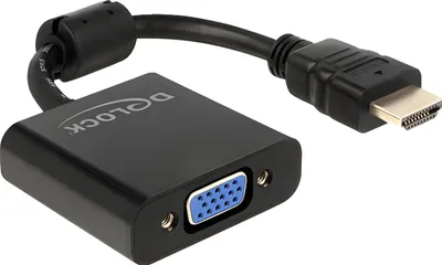 Image de DELOCK Adaptateur HDMI A -> D-Sub15 mâle/femelle