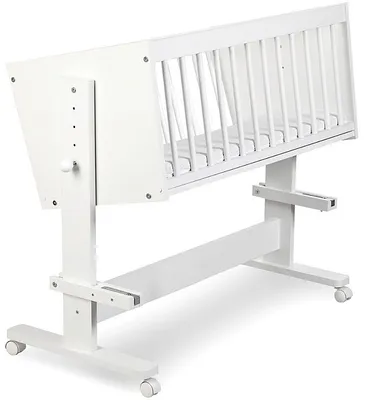 Produktbild von MamaLoes Babywiege 4-in-1 Schaukelwiege Zoya Weiß