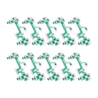 Image de 10 pièces de film conducteur vert de rechange pour le clavier de la manette PS4 de Sony PlayStation 4