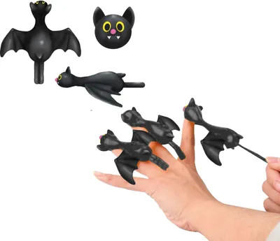 Productafbeelding van Dierenlijke schaduwvliegers, Halloween, middernacht, vleermuis, katapultspel, plezier, griezelen, verrassing, decoratie, spelletjes. Kleur: Meerkleurig