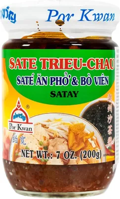 Produktbild von Por Kwan Sate Trieu Chau Sauce für Pho oder Suppen 200g
