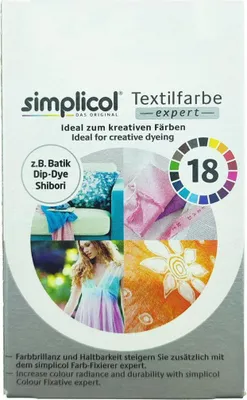 Produktbild von Simplicol Textilfarbe Expert Flieder-Lila 2x150g – Kreative Kleidergestaltung, frische Farbe für Ihre Textilien