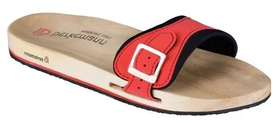 Obrázek produktu pro BERKILETTE dřeváky uni červené 00121-206 Berkemann, velikosti 1: 44 (9,5)
