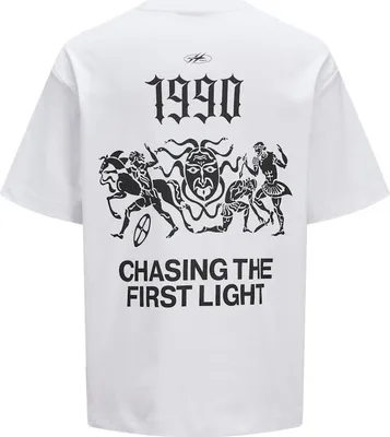 Immagine prodotto di JACK&JONES CORE JCOCNZ T-shirt con grafica "BERLIN", colore bianco brillante, taglia L