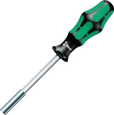 A Wera bit holder screwdriver on a white background.
