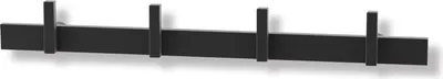 Produktbild von ZACK CADORE Edelstahl Garderobenleiste 40 cm Garderobe schwarz 50734