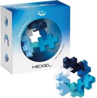 Produktbild von Plus-Plus Hexel Flex Bausteine, blau