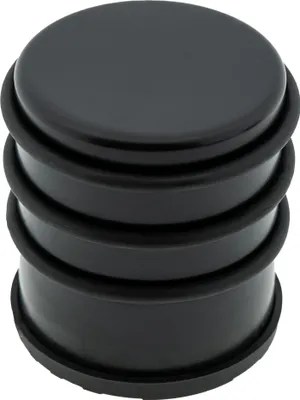 Produktbild von 1 x Türstopper gummiert Ø 74 x 80 mm hoch Mattschwarz