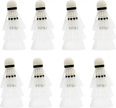 Produktbild von 24x Federbälle Federball Badminton Badmintonset Badmintonbälle Bälle weiß