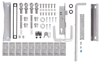 Immagine prodotto di Kit di accessori GAH-Alberts per cancelli scorrevoli Flexo, altezza da 1400 a 2000 mm
