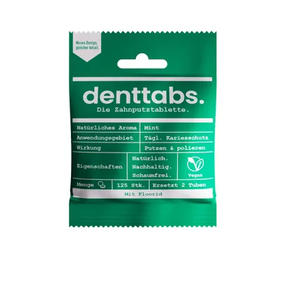 Produktbild von Zahnputztabletten Mint