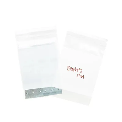 Produktbild von Druckverschlussbeutel mit Schreibfeld 10x15cm Kristallklar PP 50 Mikron (100 Stück)