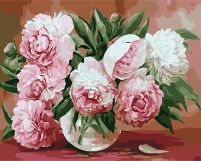 Immagine prodotto di Pittura con i numeri Peonie 40 x 50 cm
