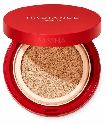 Image de MISSHA Radiance Perfect Fit Cushion Foundation SPF 50+ PA+++ (21N Vanilla) 15 g