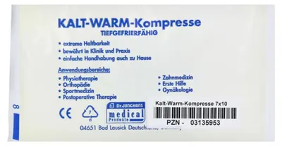 Image de Compresses chaudes et froides Brinkmann, 7 x 10 cm, 1 pièce