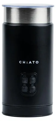 Produktbild von CHiATO milkPLAY Elektrischer Milchaufschäumer – Schwarz
