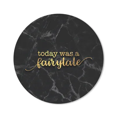 Produktbild von MuchoWow® Mauspad Mousepad Zitate - Sprichwörter - Gold - Marmor 30x30 cm - Mousepads - Maus Mat - Pad - Mausunterlage - Tischunterlage - Schreibtischmatten