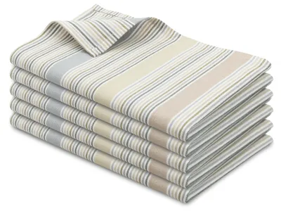 Productafbeelding van Set van 5 Katoenen Theedoeken 50x70 cm in Groen