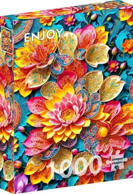 Immagine prodotto di Puzzle 1000 pezzi Enjoy – Eleganti Ninfee