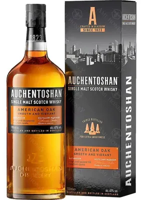 Obrázek produktu pro Auchentoshan American Oak Triple Distilled Single Malt Scotch Whisky v Geschenkpackung | 40 % obj. | 0,7 l