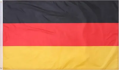 Deutsche Flagge 90x150cm, Polyester, wetterfest, Messingösen