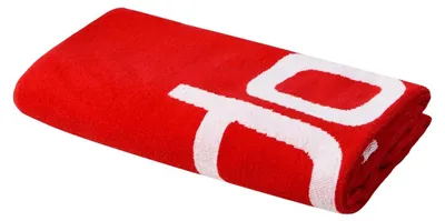 Image de Speedo - Serviette, en coton, avec logo IG4559 (taille unique) (rouge/blanc)
