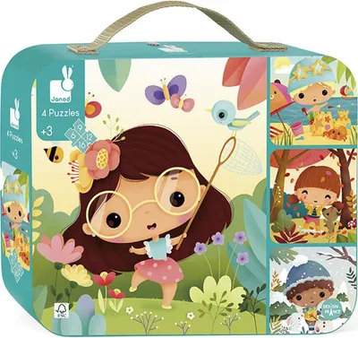 Image de Janod Puzzle - Puzzles des saisons, 4en1
