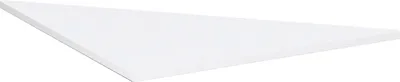 Produktbild von Verkettungsplatte, Dreieck, 90° 800x800x1132, weiß/silber