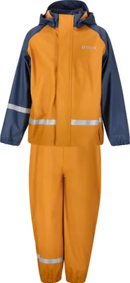 Produktbild von ZIGZAG Regenanzug GILBO mit reflektierenden Elementen 5101 Buckthorn Brown 104