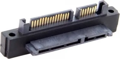 Produktbild von SYSTEM-S SATA Adapter 22Pin Buchse zu Stecker Winkel Kabel für Mainboard