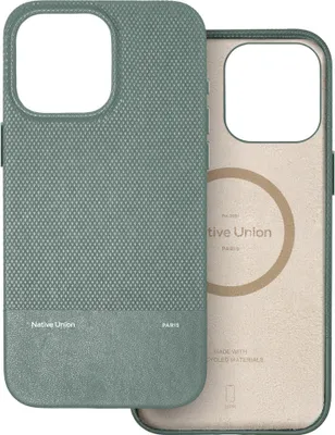 Image de Native Union, étui de protection pour iPhone 16 Pro Max Classic MagSafe, vert