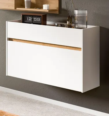 Immagine prodotto di Scarpiera a muro Drive | bianco / Rovere Artisan