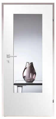 Produktbild von FLEXO Klarglas, 4 mm Float ESG, Tuer mit Lichtausschnitt, Sicherheitsglas, Einscheibensicherheitsglas, transparent, Lichtdurchlass, Glasausschnitt fuer Tuer