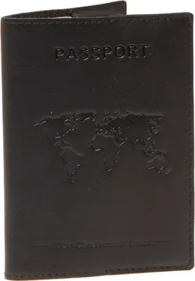 Image de The Chesterfield Brand Cuir étui pour carte d'identité Passport Case Black noir