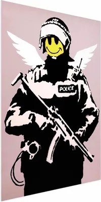 Produktbild von Posterpapier Poster - Policeman 29.7x42 cm Streetart h-C-0094-ao-a