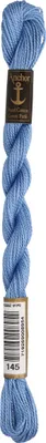 Produktbild von Anchor Perlgarn Stärke 5 4585000-00145 hellblau Stickgarn, 100 % Baumwolle, 5g Strängchen