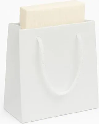 Image de Sac décoratif givré 150x60x150 Anneau blanc