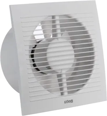 Obrázok produktu pre Odťahový ventilátor – Ventilátor do kúpeľne – Na odvod vzduchu – S časovačom – Priemer 125 mm – Biely