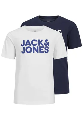 Produktbild von Jack & Jones Junior T-Shirt Logo T-Shirt Mix 2 Pack