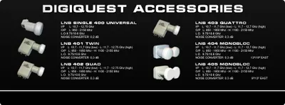 Immagine prodotto di Digiquest LNB 402 Quad, Grigio, Bianco