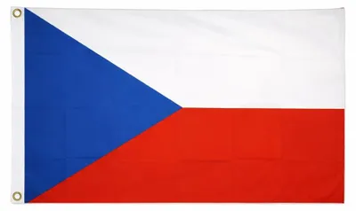 Landvflag Tschechien 150x90 cm mit Metallösen