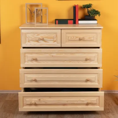 Produktbild von Kommode Massivholz 013 - 100 x 100 x 42 cm (H x B x T)