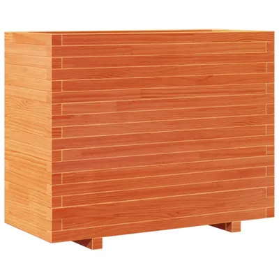 Produktbild von Pflanzkübel Wachsbraun 90x40x72 cm Massivholz Kiefer