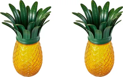 Produktbild von Solarlampen für Außen - 2 Stück ANANAS Laterne Solarleuchte Wasserdicht LED für Garten Deko Geschenke, Terrasse, Rasen (warmweiß)