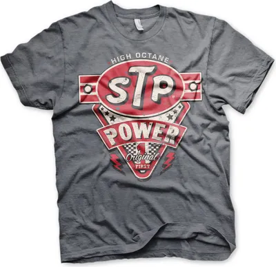 Produktbild von STP Power T-Shirt - Small - Dark-Heather