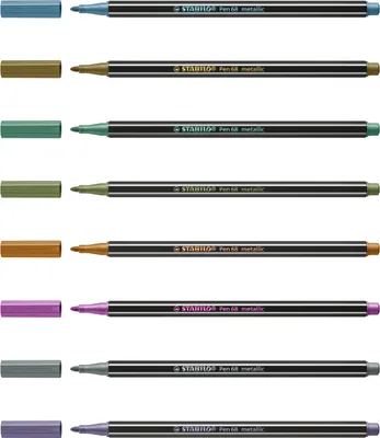 Produktbild von STABILO Pen 68 Filzstift - 1,4 mm - metallic