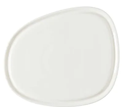 Obrázek produktu pro Piuma, talíř na steaky, krémová barva, 24,5 x 20,5 cm - 6 kusů