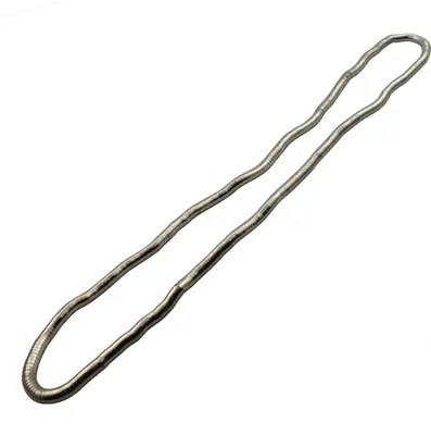 Produktbild von Modeschmuck - biegsame Schlangenkette - silber - 8 mm